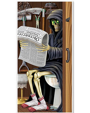 Grim Reaper Toilet Door Cover 1.5m