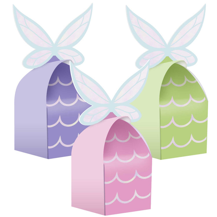 Fairy Forest Treat Boxes Cardboard 16cm x 6cm Pack of 8