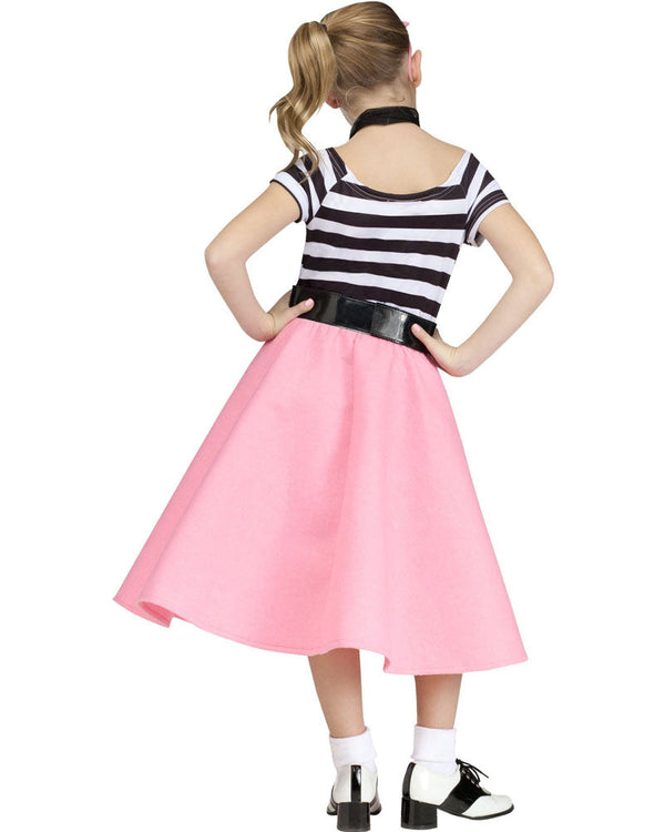 50s Soda Shop Sweetie Girls Costume