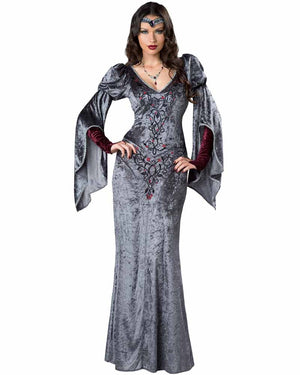 Dark Medieval Maiden Womens Costume