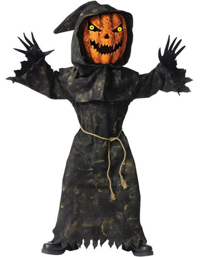 Bobble Head Pumpkin Boys Costume