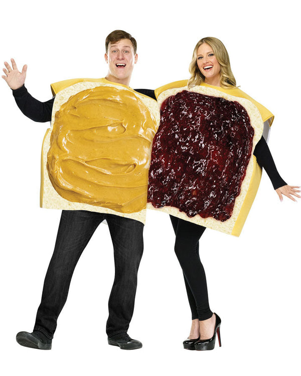 Peanut Butter and Jelly Couple Costume
