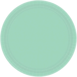 Paper Plates 26cm Round 20CT - Cool Mint Pack of 20