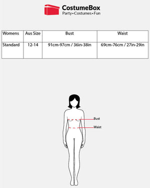 Queen Of Hearts Tunic Womens Costume