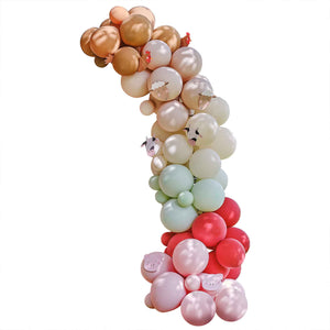 Farm Friends Balloon Arch with Card Animals