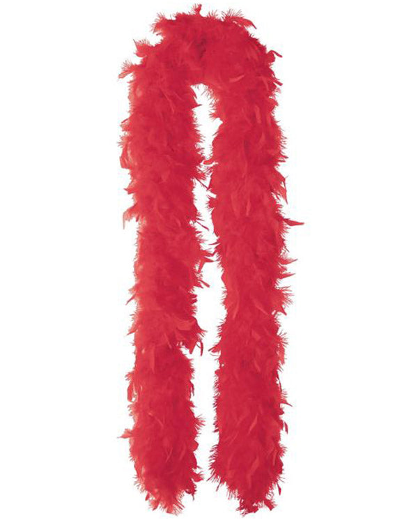 Red Feather Boa