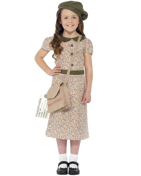 40s Wartime Evacuee Girls Costume