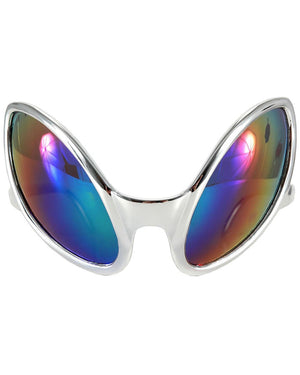 Close Encounter Glasses Silver and Rainbow