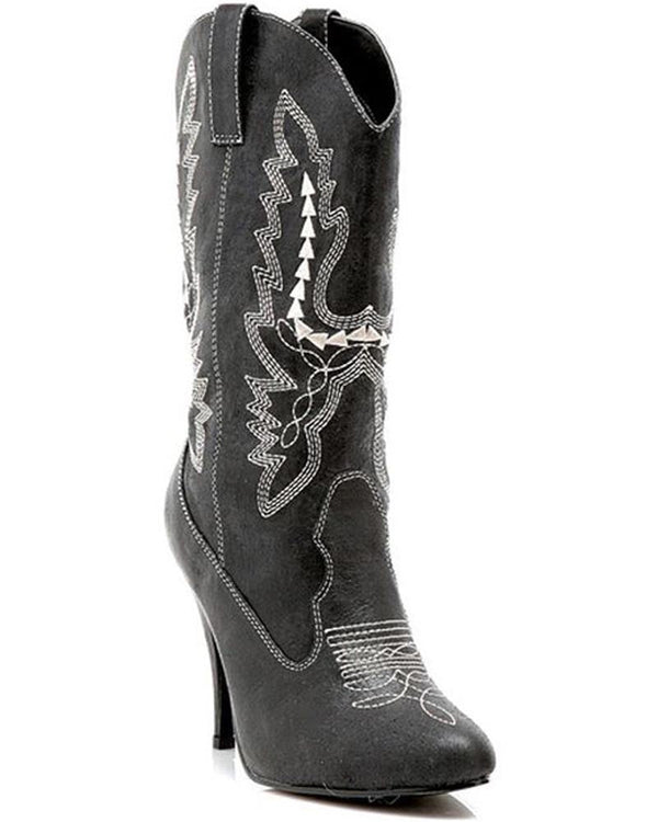 Black Cowgirl Womens Boots