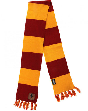 Harry Potter Gryffindor Patch Striped Scarf
