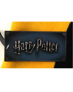 Harry Potter Hufflepuff Patch Striped Scarf