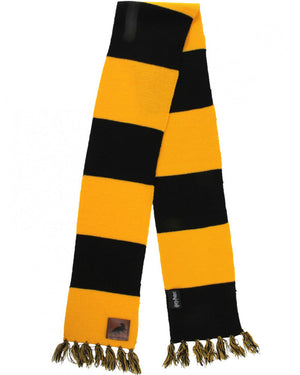 Harry Potter Hufflepuff Patch Striped Scarf