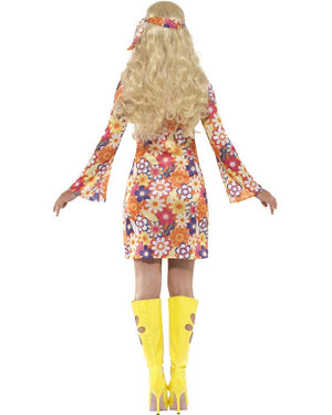 60s Flower Hippie Womens Costume