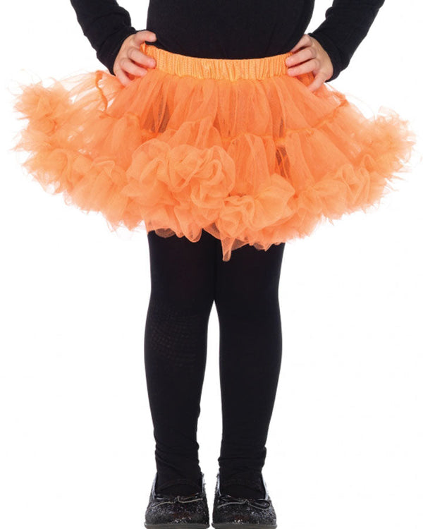 Orange Girls Petticoat