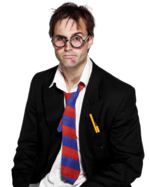 Red and Blue School Tie