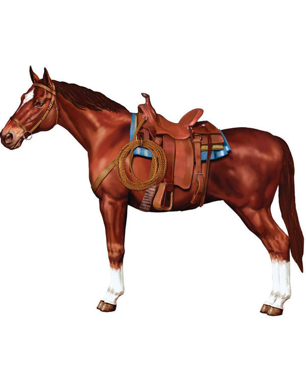 Western Horse Jointed Cutout