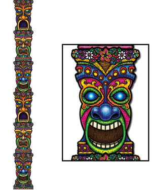 Hawaiian Tiki Totem Pole Cutout