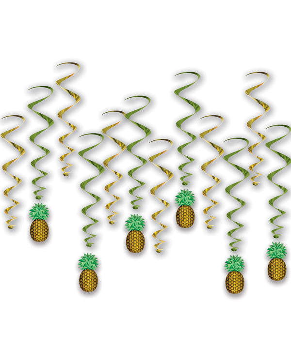 Pineapple Swirl Pack of 12