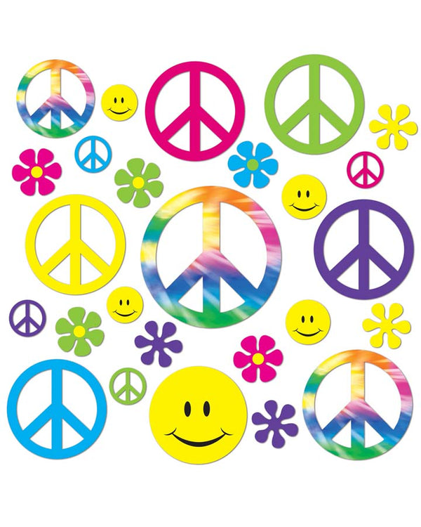 Retro 60s Cutouts Pack of 42