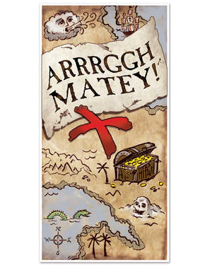Treasure Map Door Cover