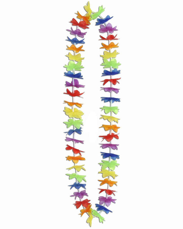 Hawaiian Rainbow Floral Lei