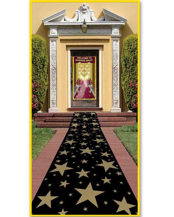 Hollywood Gold Star Floor Runner