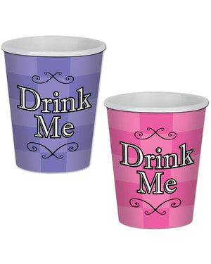 Alice in Wonderland 266ml Paper Cups Pack of 8