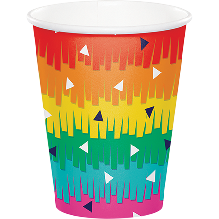 Fiesta Fun Cups Paper 266ml Pack of 8