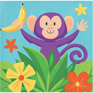 Jungle Safari Beverage Napkins Pack of 16