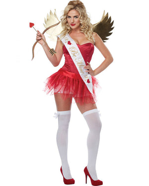 Valentines Cupid Adult Wings Sash and Tutu Kit