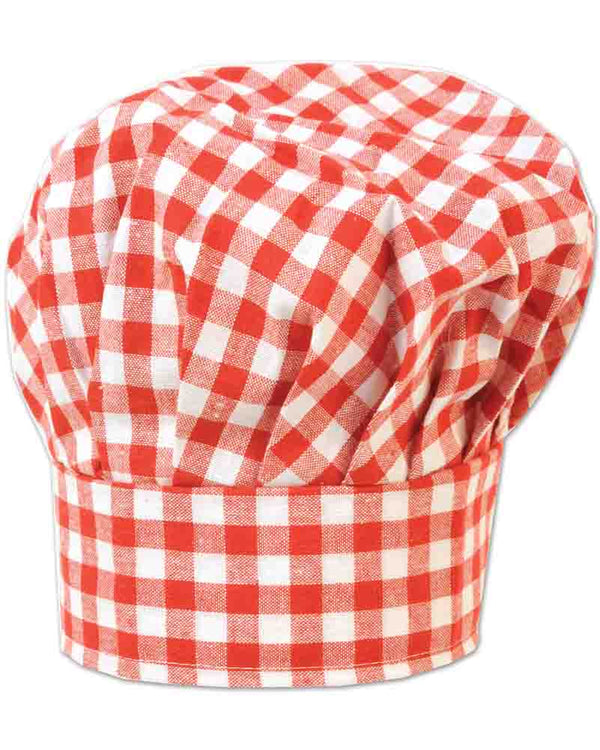 Gingham Chef Hat