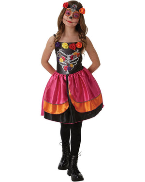 Day of the Dead Sugar Skull Girls Costume