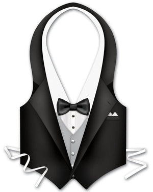 Hollywood Tux Plastic Vest