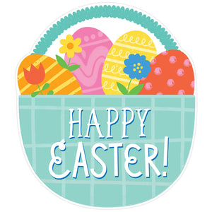 Happy Easter Basket Cutout