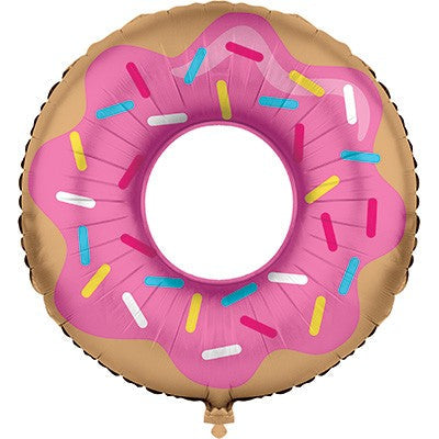 Donut Time Metallic Foil Balloon 76cm