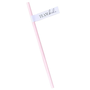 Future Mrs Team Bride Hen Party Paper Straws