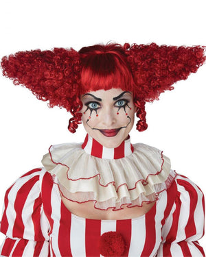 Creepy Clown Red Wig
