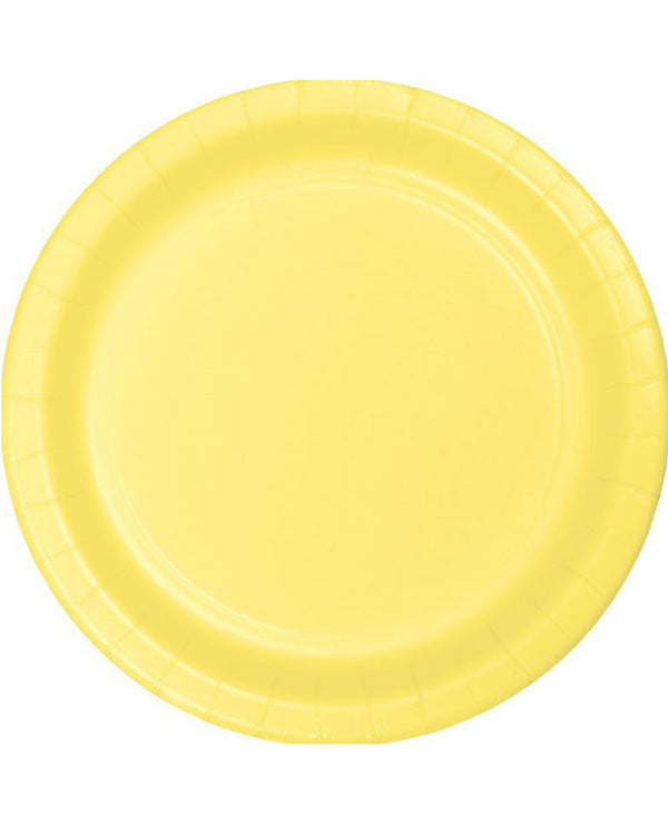 Mimosa Yellow 18cm Paper Plates Pack of 24
