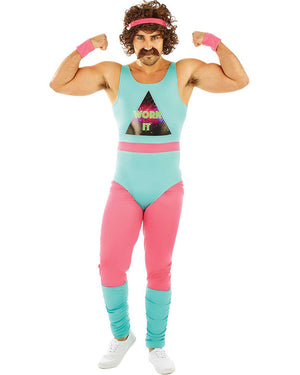 80s Fitness Instructor Mens Costume