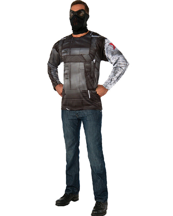 Winter Soldier Mens Costume Top