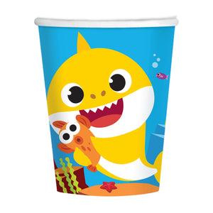 Baby Shark 9oz / 266ml Paper Cups Pack of 8