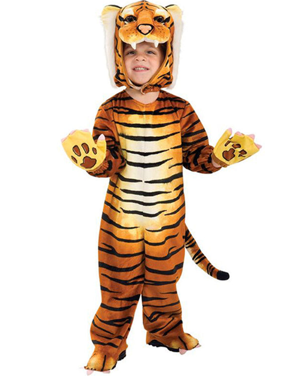 Tiger Jumpsuit Deluxe Toddler Costume