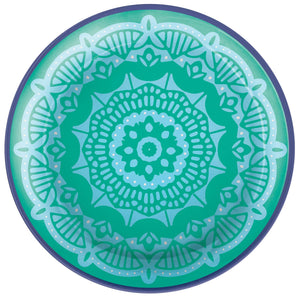Boho Vibes 26cm Round Melamine Dinner Plates Pack of 4