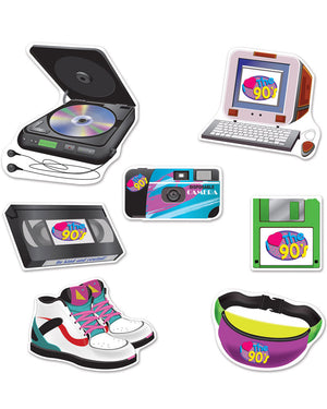 90s Cutouts Pack of 7