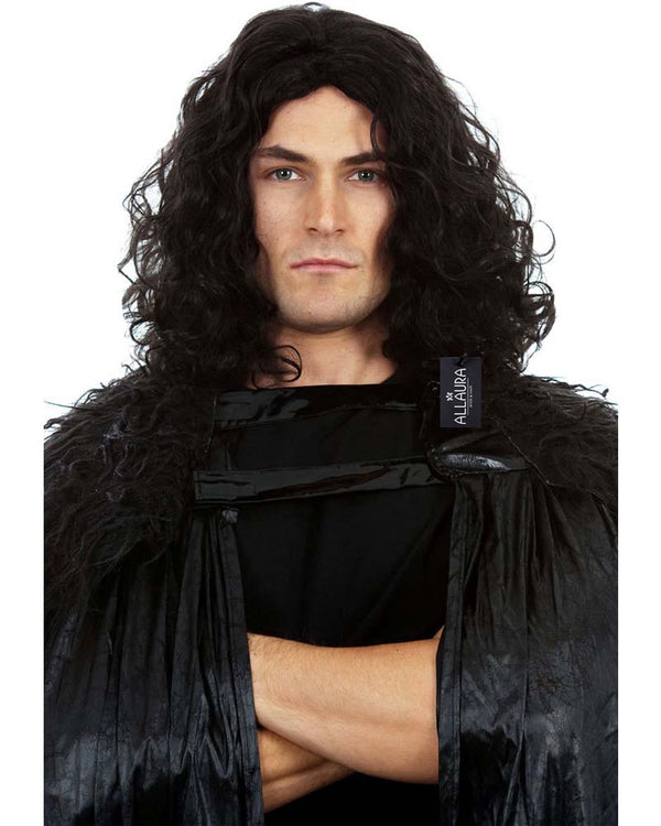 Northern King Black Wig