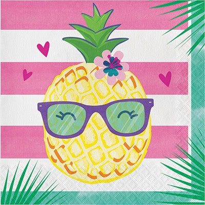 Pineapple N Friends Lunch Napkins Pack of 16