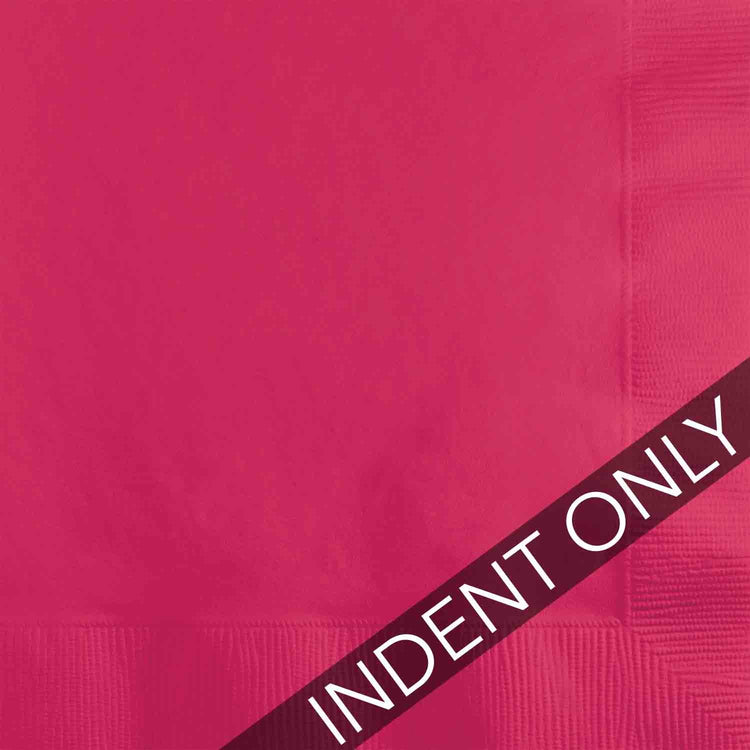 Hot Magenta Beverage Napkins Pack of 50