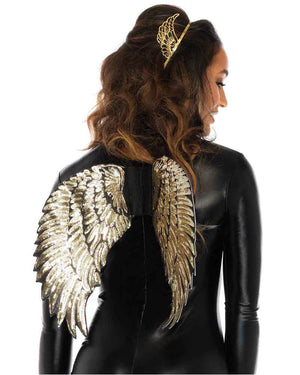 Gold Sequin Wings