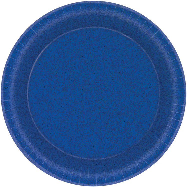 Prismatic 21cm Bright Royal Blue Round Paper Plates Pack of 8
