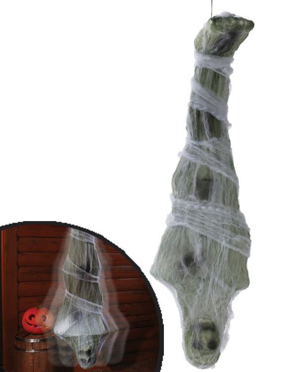 Animated Shaking Spider Web Cocoon Corpse 1.8m